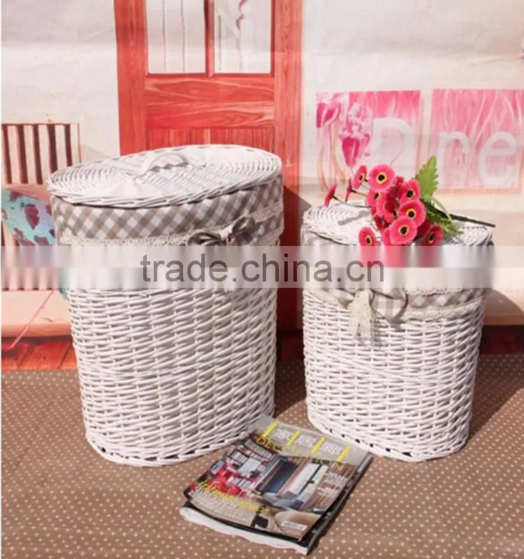 wicker craft round wholesale laundry baskets