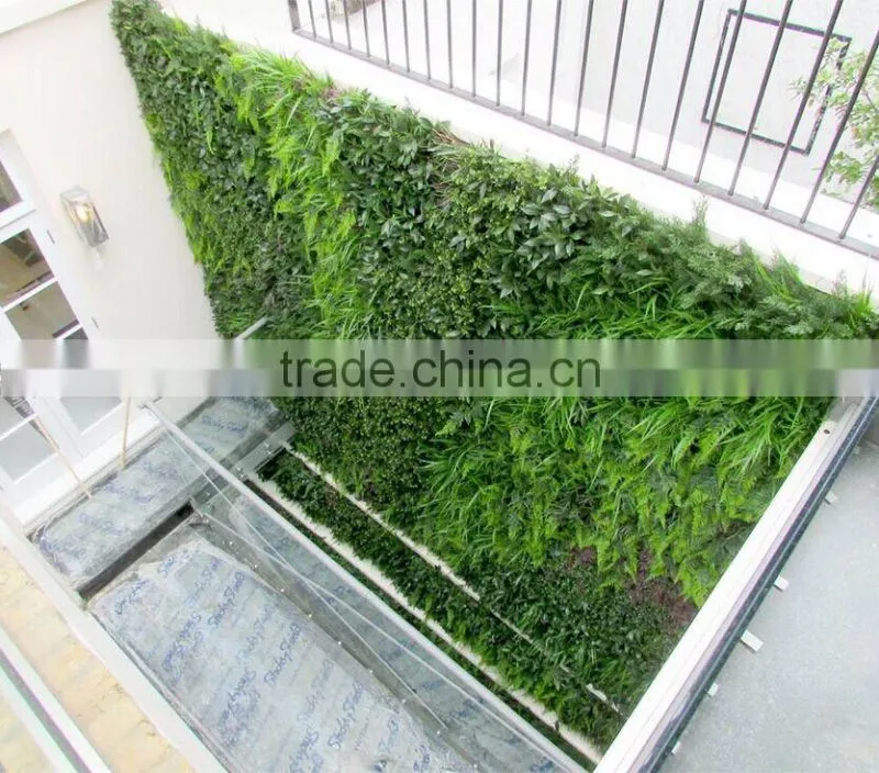 Exterior grade green walls fake green wall backdrop