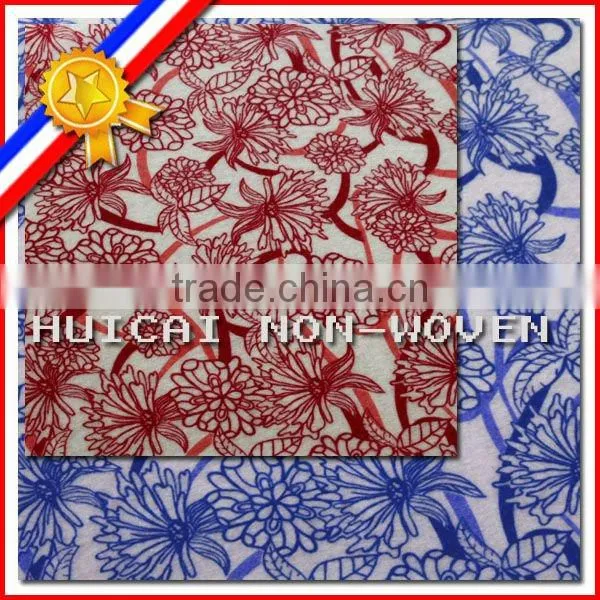 Polyester and viscose needle punched non-woven fabric for duster cloth