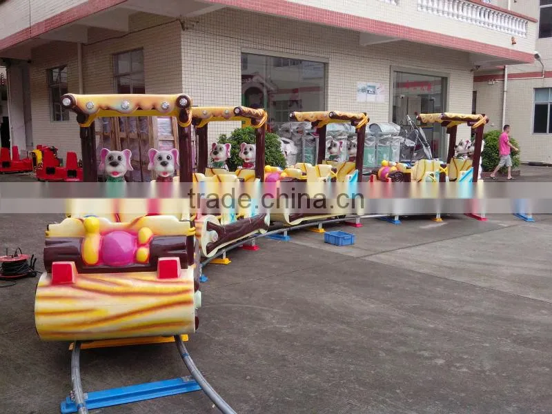 HIGH QUALITY FIBER REINFORCE PLASTIC AMUSEMENT PARK TOURIST ELECTRIC TRAIN