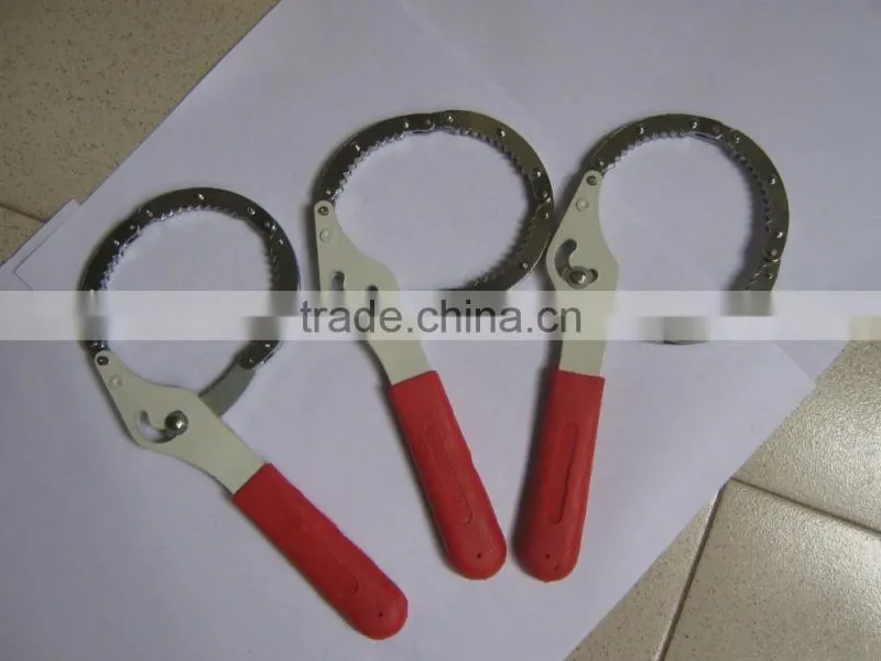 Adjustable Chain type Oil Filter Wrench Hand tool Cartridge wrench