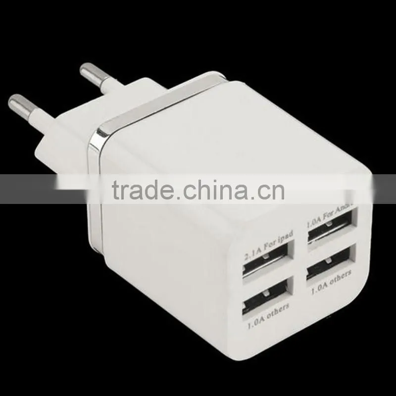 4 USB mobile phone charger