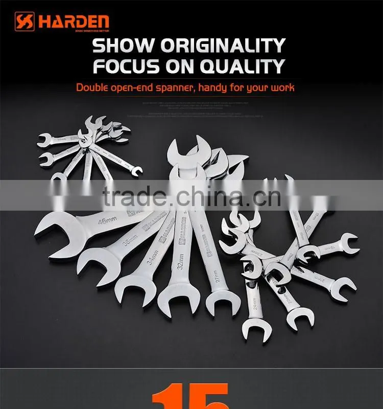 flexible combination wrench Cr-v open end mirror polished spanner wrench set