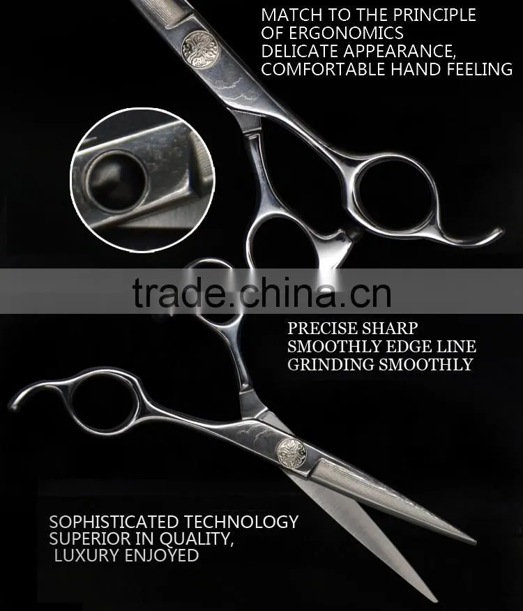 new Professional Damascus Layer Steel Hair Scissors