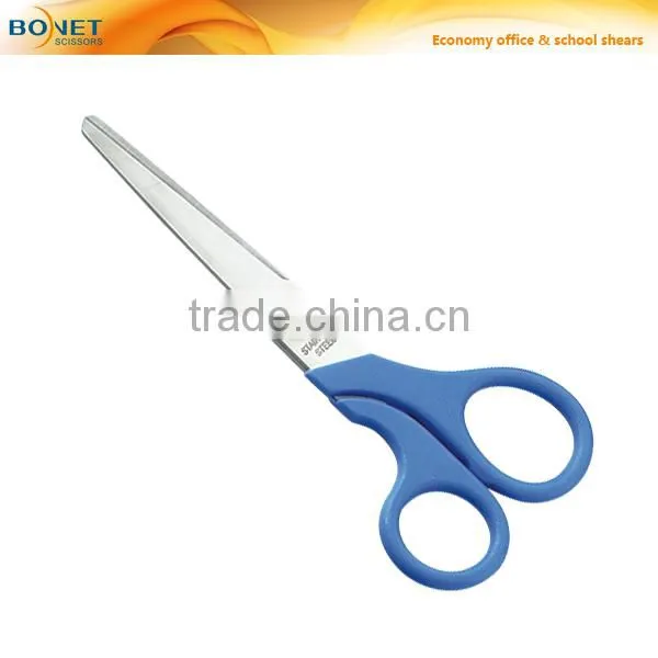 S65010 6-1/2" New style office and stationery scissor with soft grip handle