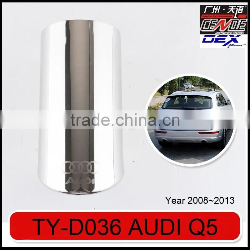 auto tuning stainless steel muffler tip for Audi Q5