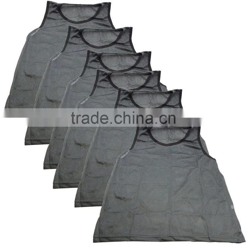 Mesh Fabric Sportswear Manufacturer Men / Women Multiple Colors Scrimmage Training Vests In Bulk
