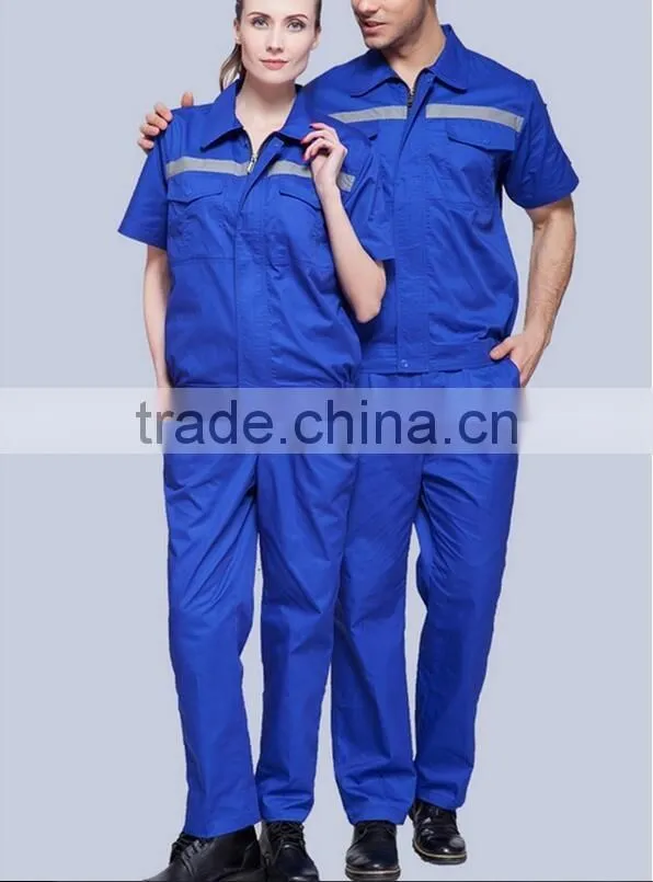 bulk sale blank high quality cotton polyester workwear uniform