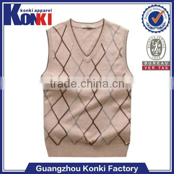 2013 man fashion cashmere sweater vest
