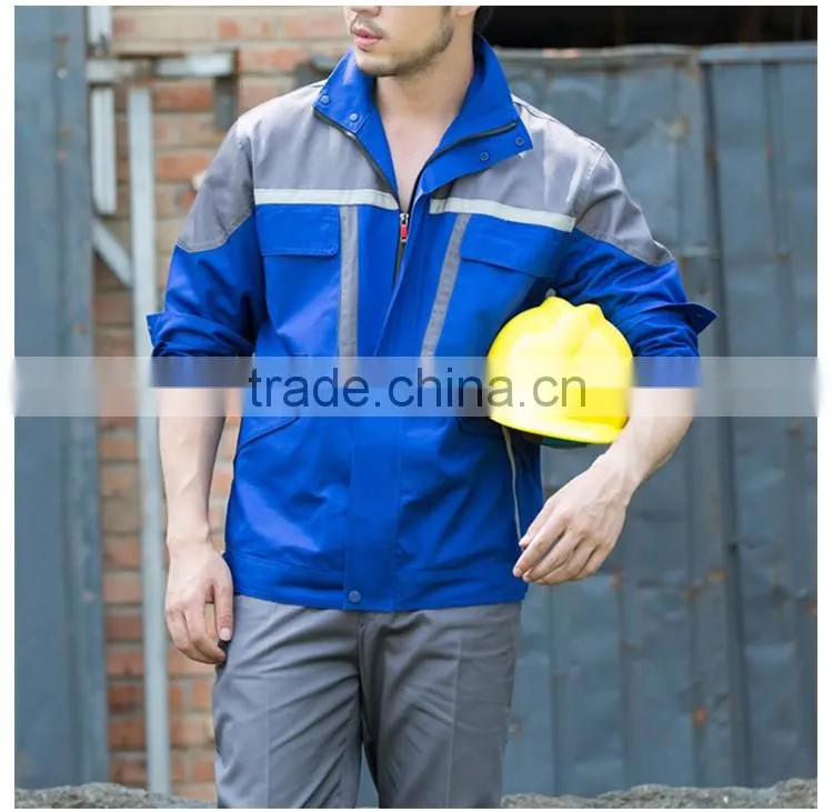 Guangzhou workwear uniform suppliers Reflective Work Uniform customized factory
