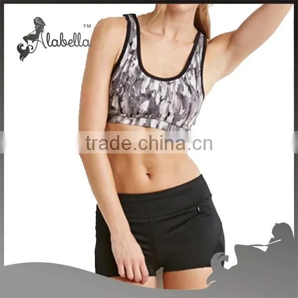 Plain sweat shorts with zipper Shorts women for wholesale