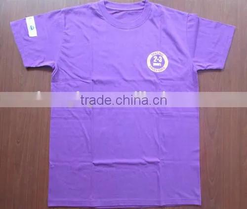 Short sleeve t shirt for men,with logo printing design,OEM service cotton t shirt sale
