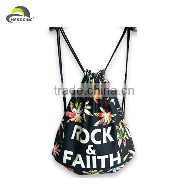 Custom Animal Print Fashin 2015 Sports Shopping Backpack Bag