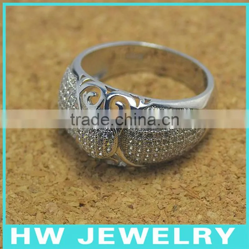 2014 newest hollow-out mens ring settings