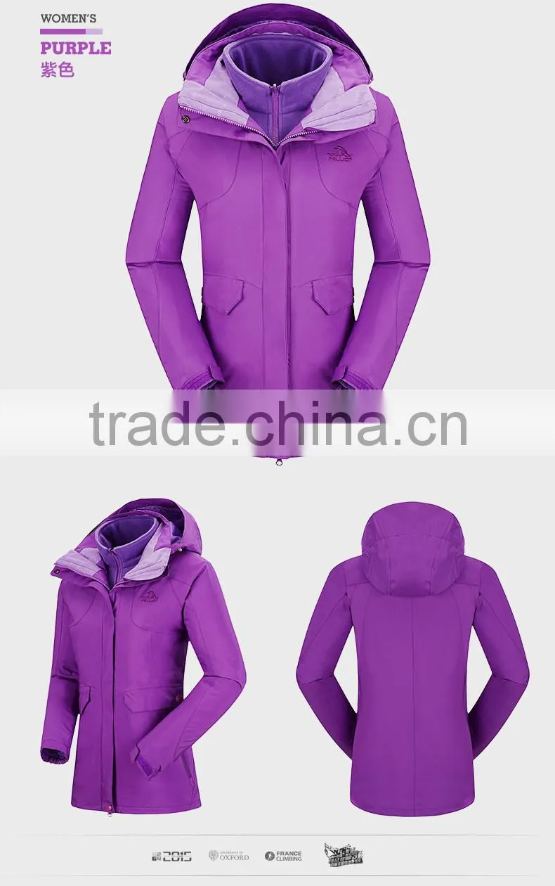 2017 PELLIOT Waterproof Windbreaker BomberJacket Women