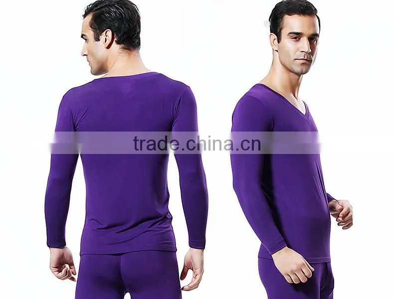 Sexy super elastane men's sleepwear suit pajamas