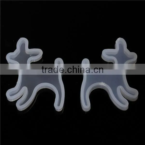Silicone DIY Tools Resin Mold Deer Animal White 45mm x 37mm