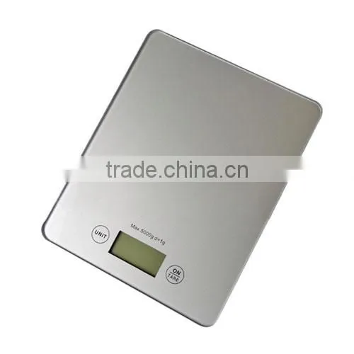 Touch Screen High Precision 5kg/1g Food Digital Kitchen Scale/Timing tray coffee balance