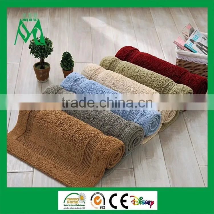 Organic cotton custom heated floor mats for home