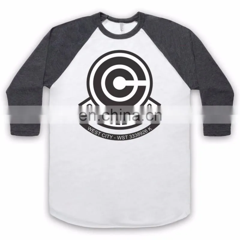 sleeve dragon ball baseball tshirt -customise tshirt-summer sports tshirt