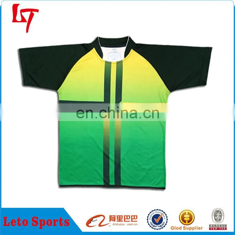 Top quality authentic rugby jerseys free design rugby shirt with quick dry rugby uniform