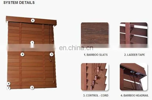 bamboo window shades