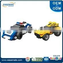 High quality cool plastic building blocks car