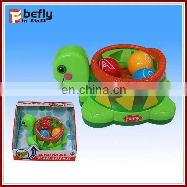 Intelligent plastic electric toy turtle