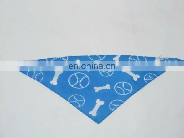 Custom design meisai printed pet triangle bandana cheap cotton pet triangle scarf