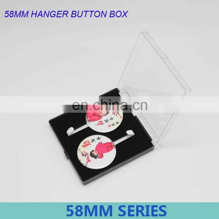 58mm Series plastic empty gift packing boxes Badge gift box