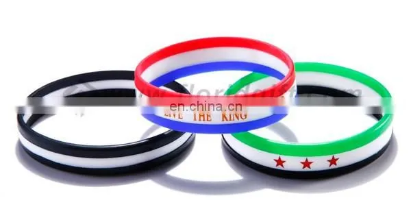 custom silicone wristbands/ promotional debossed slilicone wristbands