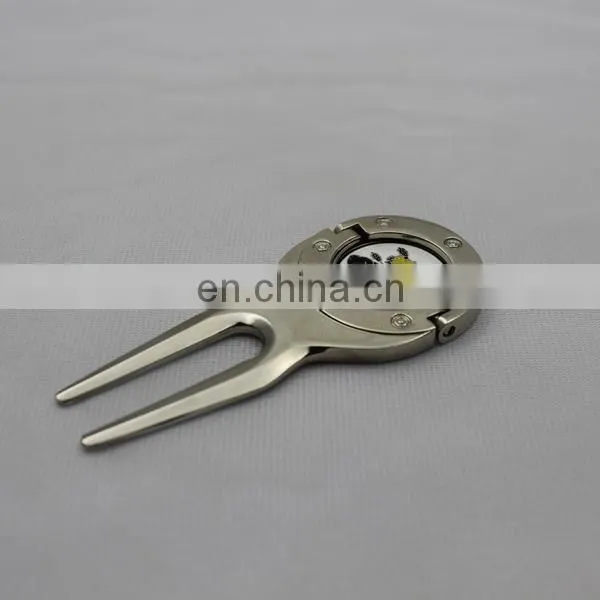 custom brass golf design divot tool