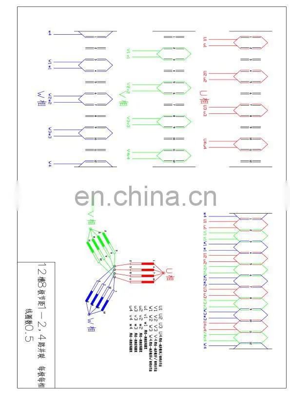 china manufacture custom 60mm 12 slots 10 poles brushless dc motor electric stator winding for bldc motors
