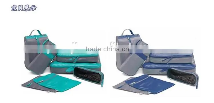 Set Of 7 Light Luggage Packing Organizers Set Of 7