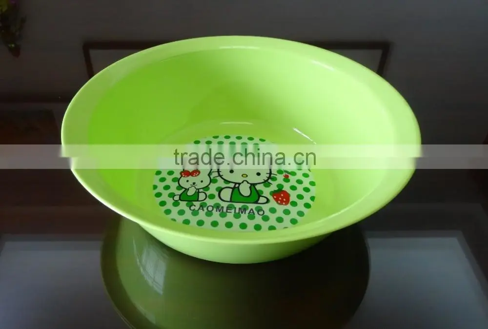 2016 new design high quality oval plastic basin 7L