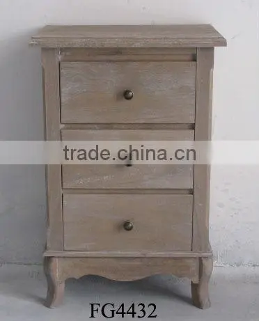 PAULOWNIA WOOD BEDSIDE TABLE