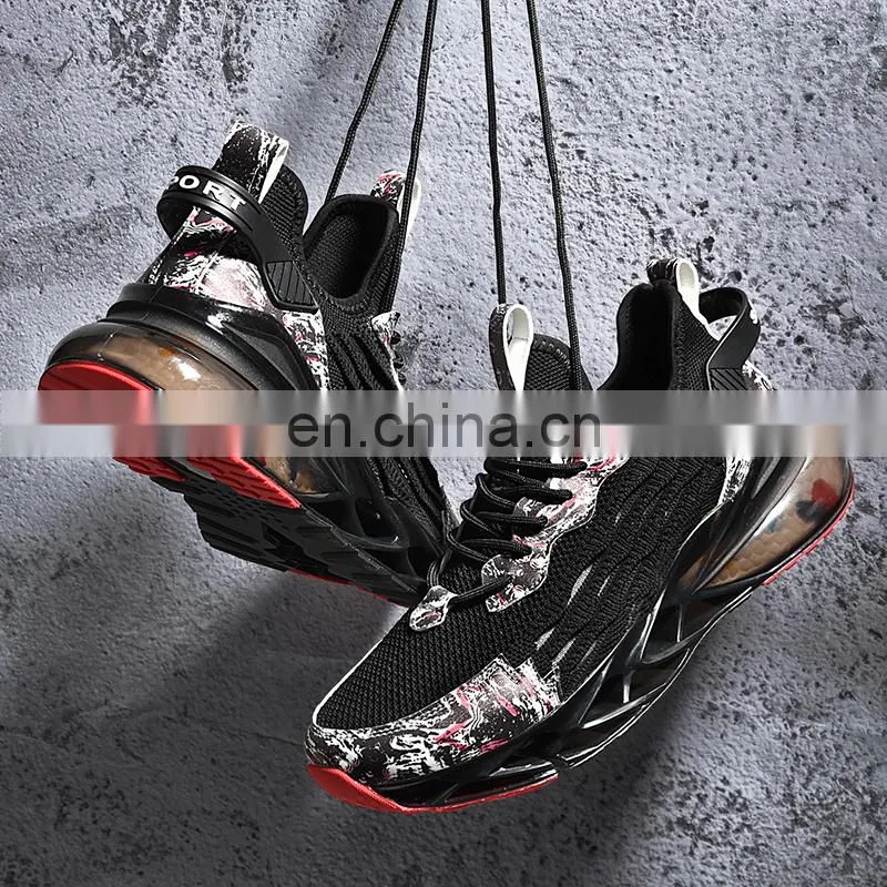 Factory Outlet Christmas Design Wholesale High Quality Men's Jogging Track and Field Breathable Customized Casual Sports Shoes