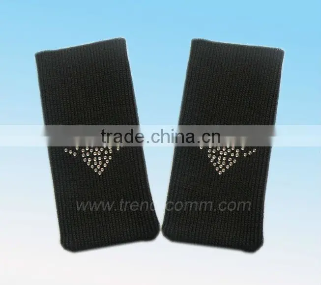 Colorful knitted cell phone sock case