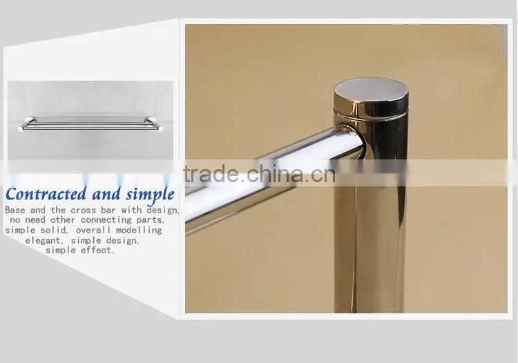 Wesda Bathroom Ware bathroom copper double towel bars 304-A12