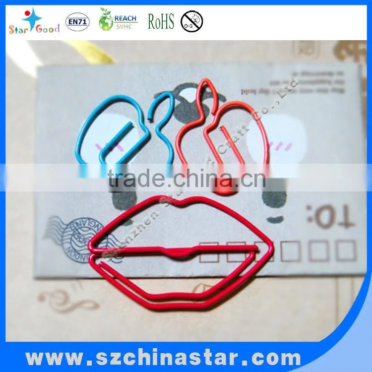 Promotional apple paper clips tin box