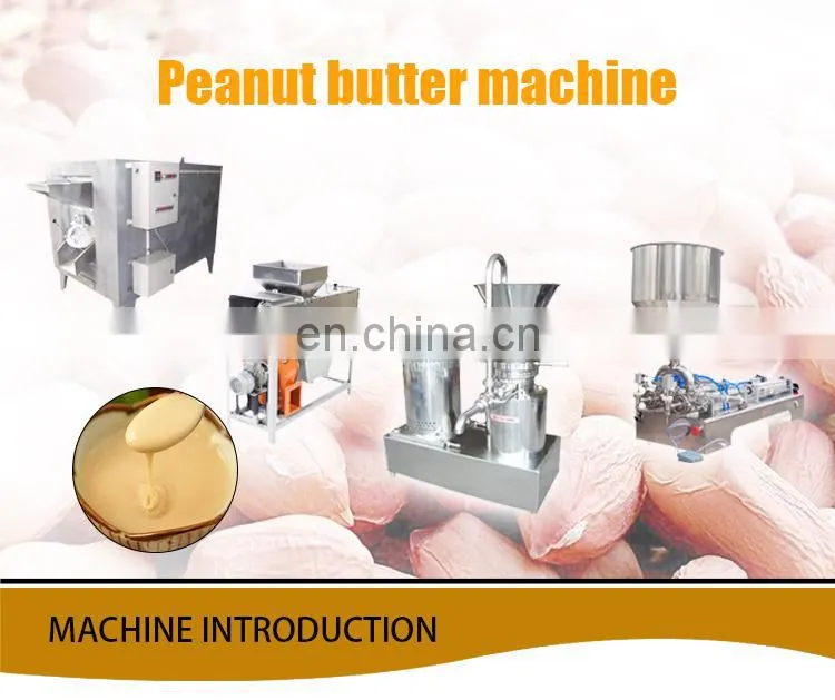 peanut machine line for small business automatic peanut butter line