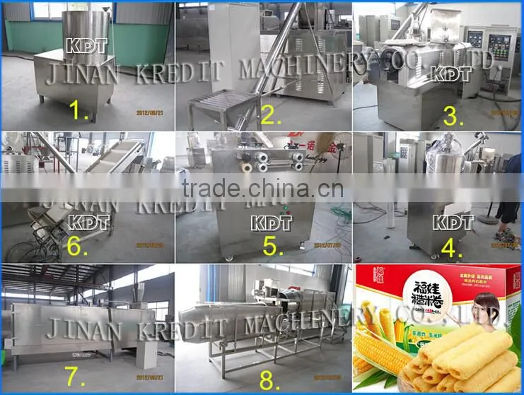 Core Filling Snack Food Machine/Puffed Corn Snack Food Machine/Pellet Snacks Machinery
