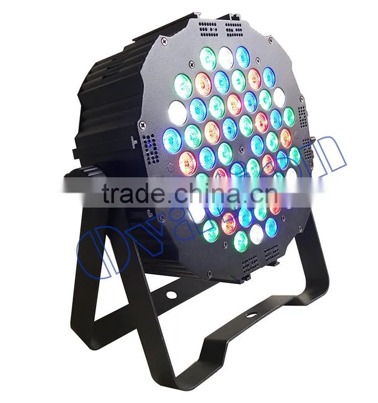 2015 best sell Thin lamp 54x3Watt RGBW flat Led Par christmas lights