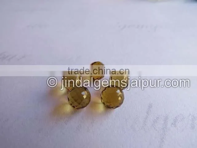Fine Quality Loose Gemstone Cognac Quartz Faceted Round 7 MM