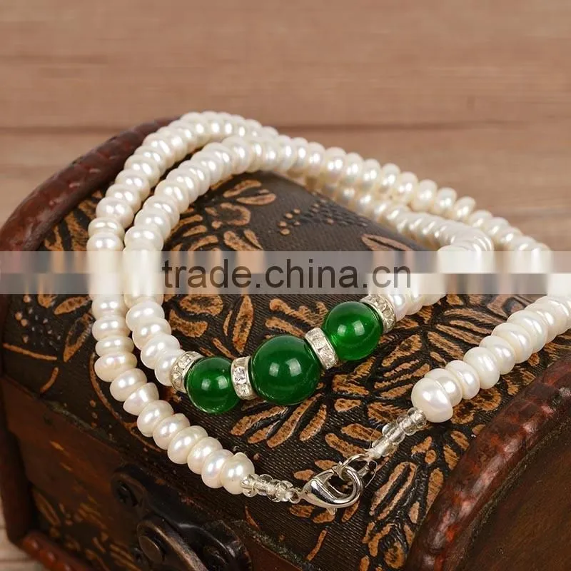 2016 Fashion And Trendy freshwater pearl necklace modern pearl necklace design