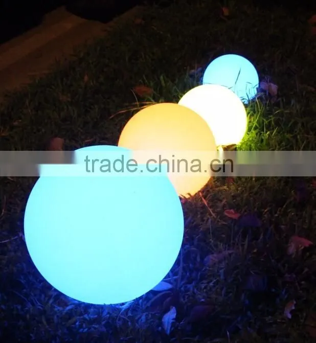 LED ball with remote control