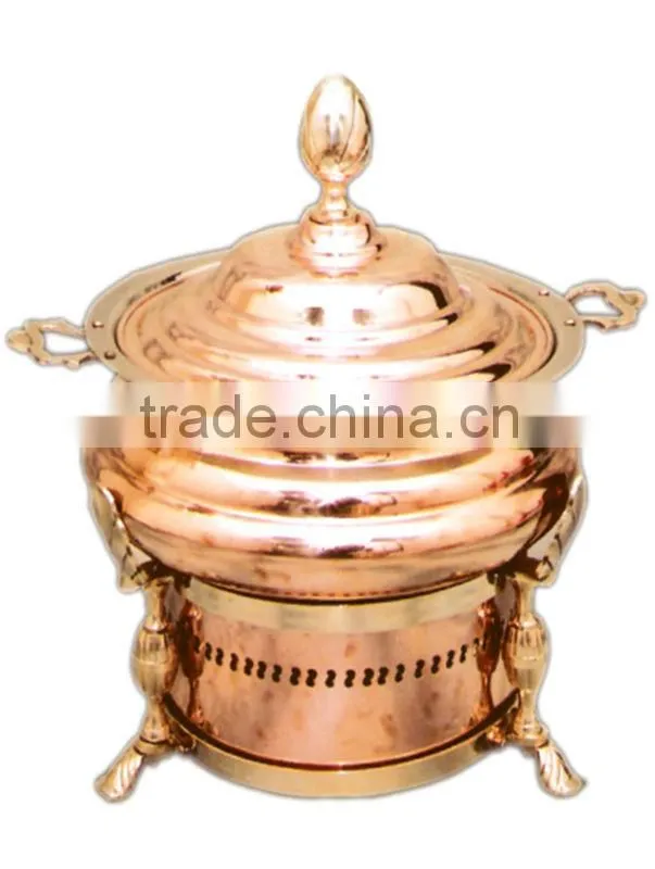 Copper Cheffing Dish, Wedding & Party utensils, food serving dish, hot keeping dish, Catering item, Hotel & Restaurant utensils