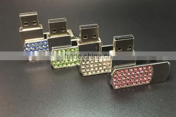 Best gift usb disk crystal usb,jewelry usb flash drive 4gb