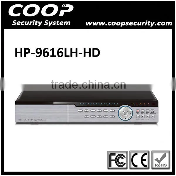 Cheap DVR 16CH Full Real Time 1080P CIF Full D1 CMS H.264 8CH Network DVR