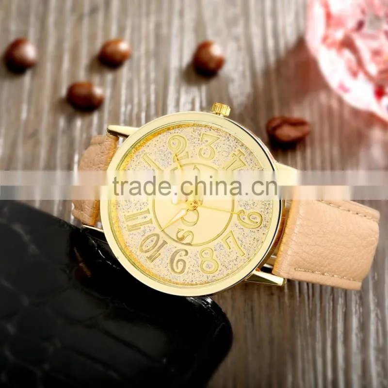 wholesale fashion Leather strap latest watches for men